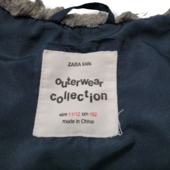 Zara Vest Size 11 / 12 Youth Zara Kids Outerwear Collection Vest Faux Fur Vest - Picture 5 of 5